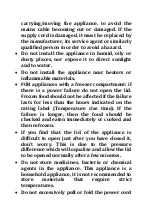 Preview for 3 page of Candy CFL3518F Quick Start Manual