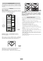 Preview for 96 page of Candy CFLO3550E/1 Maintenance And User Manual