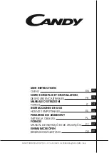 Preview for 1 page of Candy CFSX516/4U User Instructions