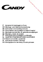 Preview for 1 page of Candy CFT 610 3W Instruction On Mounting And Use Manual