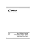 Preview for 1 page of Candy CFT 62 Instructions For Installation And Use Manual