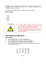 Preview for 8 page of Candy CFT62/3X Series Instruction Manual