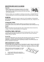 Preview for 10 page of Candy CFT63/1X/1 Instruction Manual