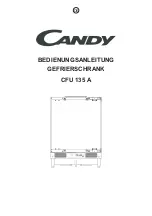 Preview for 69 page of Candy CFU 135 A User'S Operation Manual