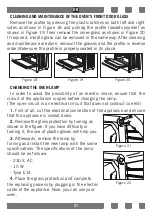 Предварительный просмотр 21 страницы Candy CGG95BX-15 User Manual