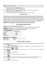 Preview for 5 page of Candy CGG95HXLPG Installation, Maintenance And Use  Instructions