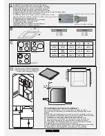 Preview for 4 page of Candy CH642B User Instructions