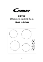 Предварительный просмотр 34 страницы Candy CHK46C Instruction Manual