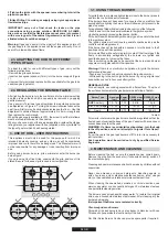 Предварительный просмотр 4 страницы Candy CHW60LX User Instructions