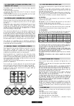 Предварительный просмотр 42 страницы Candy CHW6LPX User Instructions