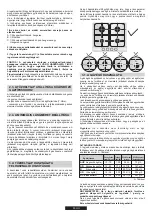 Предварительный просмотр 51 страницы Candy CHW74WX User Instructions