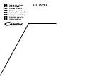 Предварительный просмотр 1 страницы Candy CI 7950 User Instructions