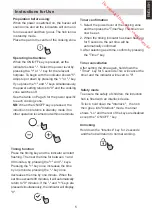 Preview for 5 page of Candy CI136 Instruction Manual