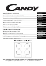 Preview for 1 page of Candy CI642CWTT Instruction Manual