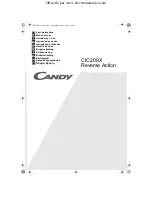 Candy CIC209X User Instructions preview