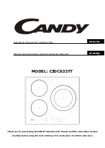 Candy CIDC633TT Instruction Manual preview
