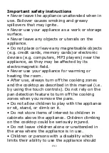 Preview for 5 page of Candy CIDMCS633TT Instruction Manual