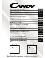 Candy CIE 633 B3 Instruction Manual preview