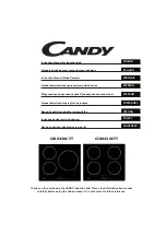 Candy CIS633SCTT Instruction Manual preview