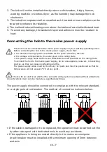 Preview for 28 page of Candy CITT642SSC Instruction Manual