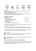 Preview for 7 page of Candy CLE64KX Instruction Manual