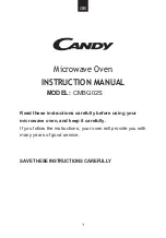 Preview for 2 page of Candy CMBG02S User Instructions