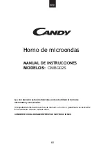 Preview for 61 page of Candy CMBG02S User Instructions