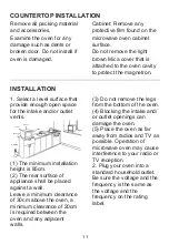 Preview for 11 page of Candy CMCA29EDLB Instruction Manual