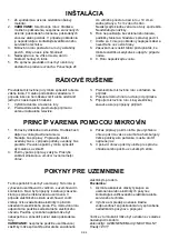 Предварительный просмотр 43 страницы Candy CMG 2071DS Instruction Manual