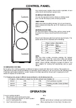 Preview for 16 page of Candy CMG 2071M Owner'S Manual