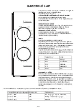 Preview for 121 page of Candy CMG 2071M Owner'S Manual