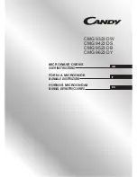 Candy CMG 20D S User Instructions preview