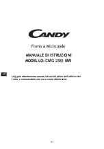 Preview for 12 page of Candy CMG 2381 MW User Instructions