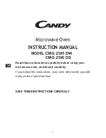 Preview for 2 page of Candy CMG 2396 DS User Instructions