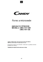 Preview for 29 page of Candy CMG 7317 DW User Instructions