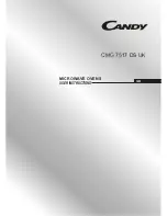 Preview for 1 page of Candy CMG 7517 DS UK User Instructions