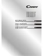 Candy CMG 9623 DY User Instructions preview