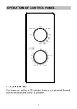 Preview for 8 page of Candy CMG20SMBLI-07 Instruction Manual