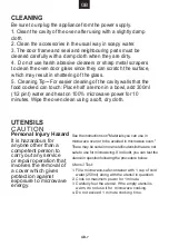 Preview for 9 page of Candy CMG20SMW User Instructions