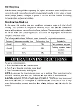 Preview for 11 page of Candy CMG20TNMB Instructions Manual