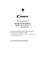 Предварительный просмотр 3 страницы Candy CMGA20SDLB User Instructions