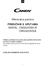 Предварительный просмотр 111 страницы Candy CMGA20SDLB User Instructions