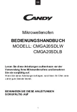 Предварительный просмотр 255 страницы Candy CMGA20SDLB User Instructions