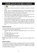 Preview for 11 page of Candy CMGA20TNDB Instructions Manual