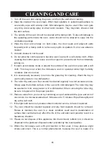 Preview for 16 page of Candy CMGA25TNDB Instructions Manual