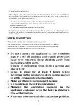 Preview for 4 page of Candy CMICN 5184XN User Manual