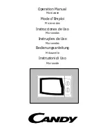 Preview for 1 page of Candy CMO18M Operation Manual