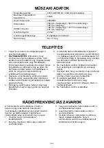 Предварительный просмотр 110 страницы Candy CMW 2070M Owner'S Manual