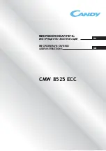 Preview for 1 page of Candy CMW 8525 ECC User Instructions