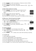 Preview for 17 page of Candy CMW 8525 ECC User Instructions